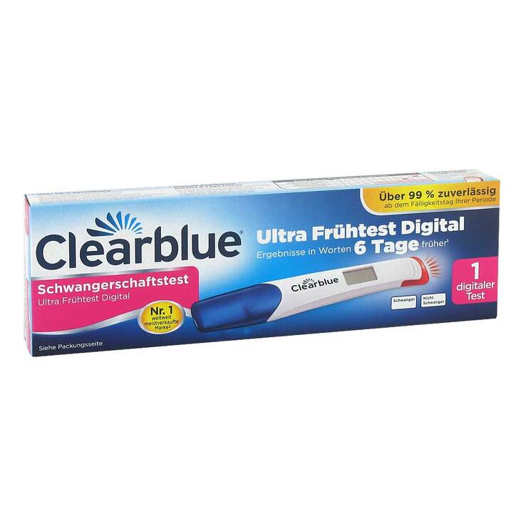 Clearblue Schwangerschaftstest Ultra Frühtest Digital, 1 St