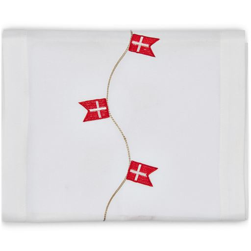 Langkilde & Søn Fødselsdags Bordløber, White, 30x175 cm