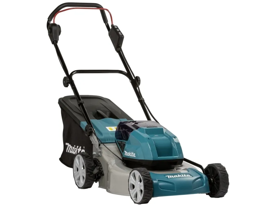 Makita Twin DLM460Z - Græsslåmaskine - ledningfri - 18 V - 2500-3300 opm - 46 cm - 27.6 kg - SOLO
