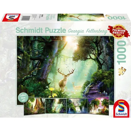Schmidt Spiele Puzzle - Rehe im Wald, 1000 Teile