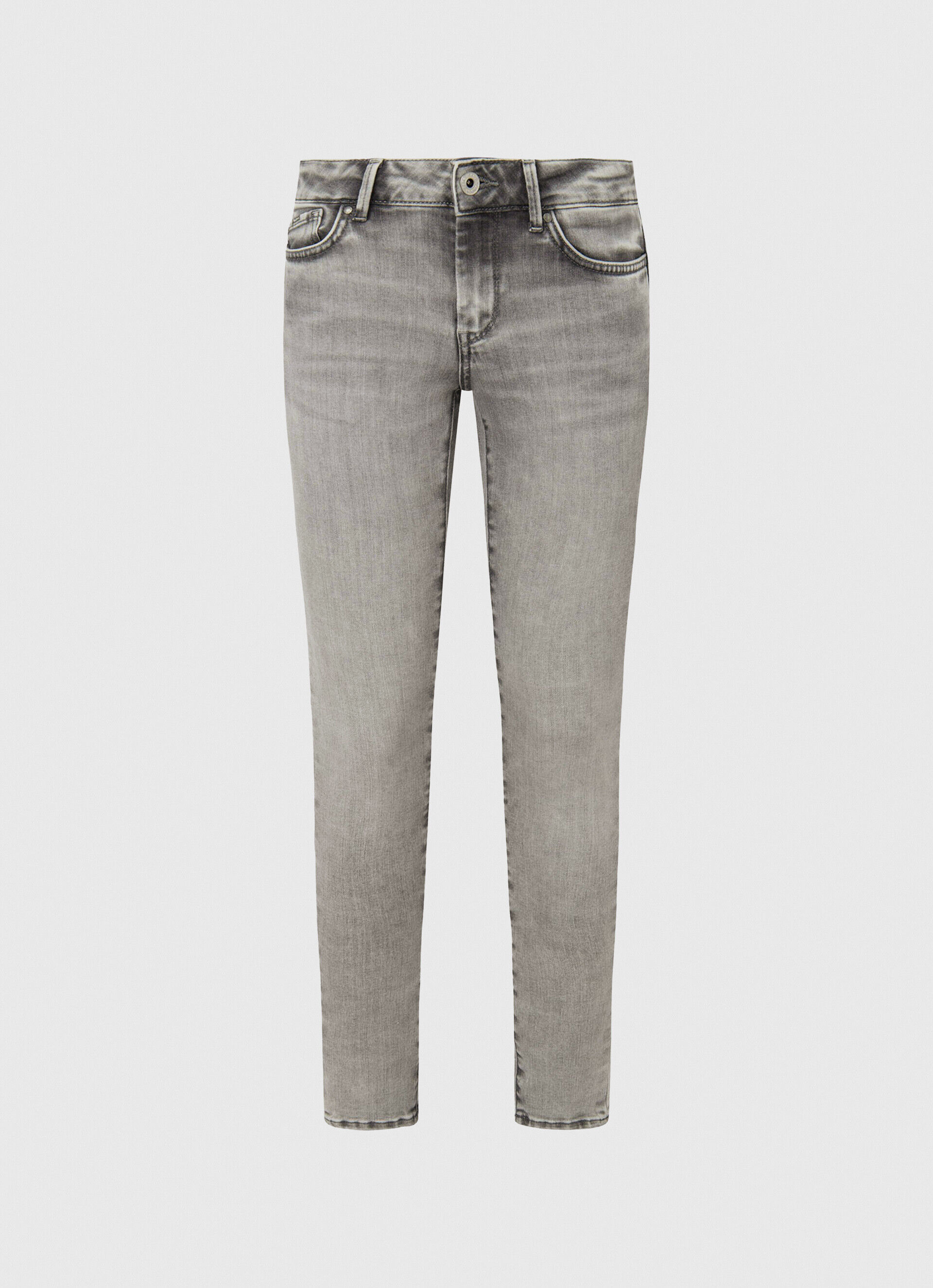 Calça jeans skinny pixie de comprimento médio - jeans