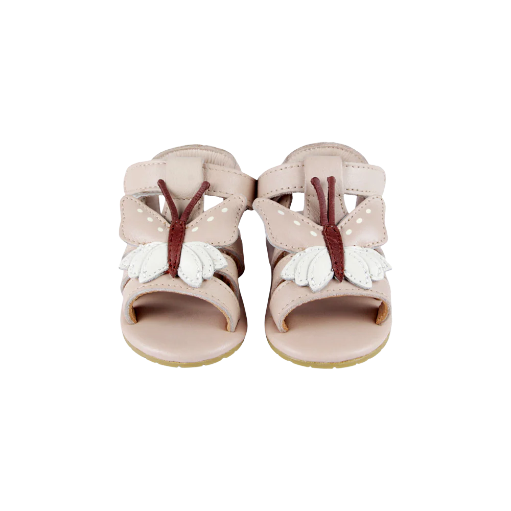 Tuti Sky Sandals | Butterfly | Powder Metallic Nubuck