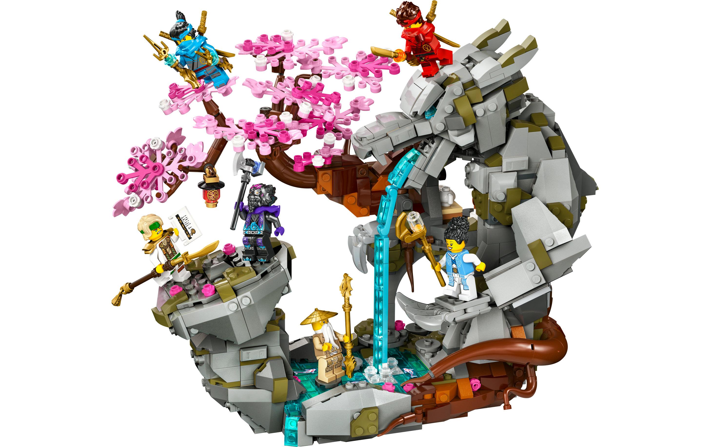 Ninjago Drachenstein-Tempel 71819Abenteuer-Spielset mit vielen Funktionen und Minifiguren