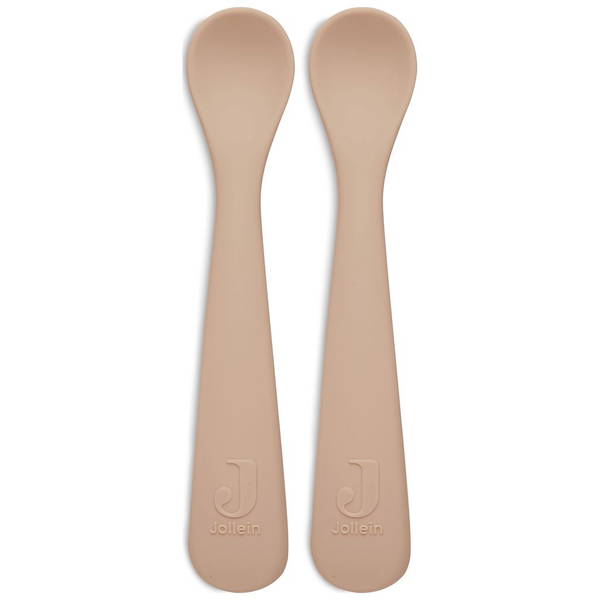 JolleinJollein   Löffel Silikon 2er Pack pale pink