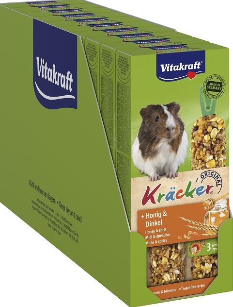 Vitakraft -10 x Kräcker Honning-Spelt Marsvin