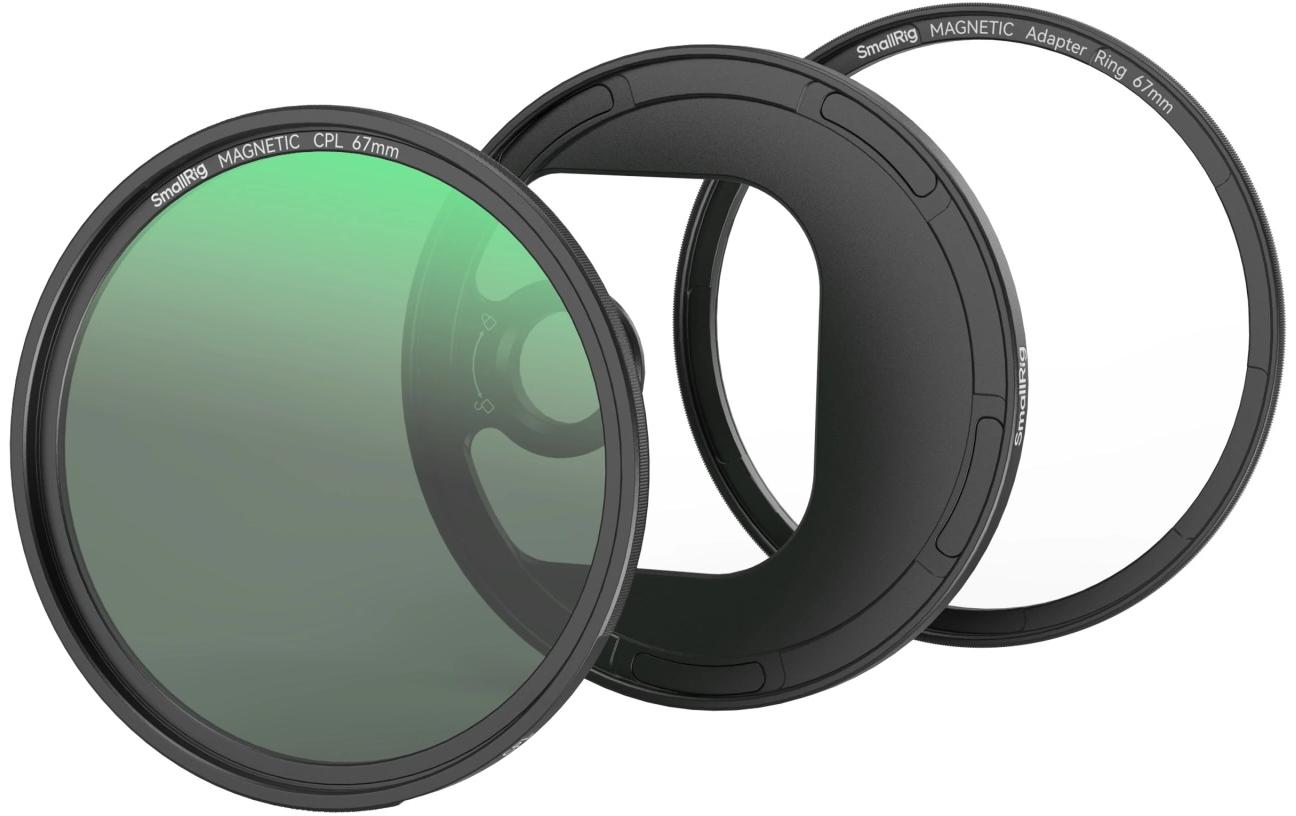 Aufsteckbarer CPL-Filter (67 mm) mit M-Mount-AdapterFür mobile Filmemacher