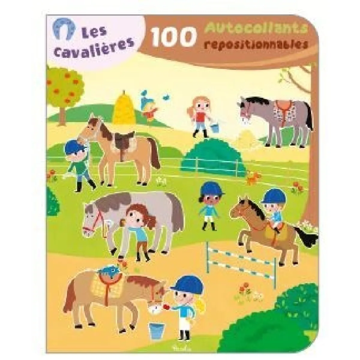 Les cavalières : 100 autocollants repositionnables