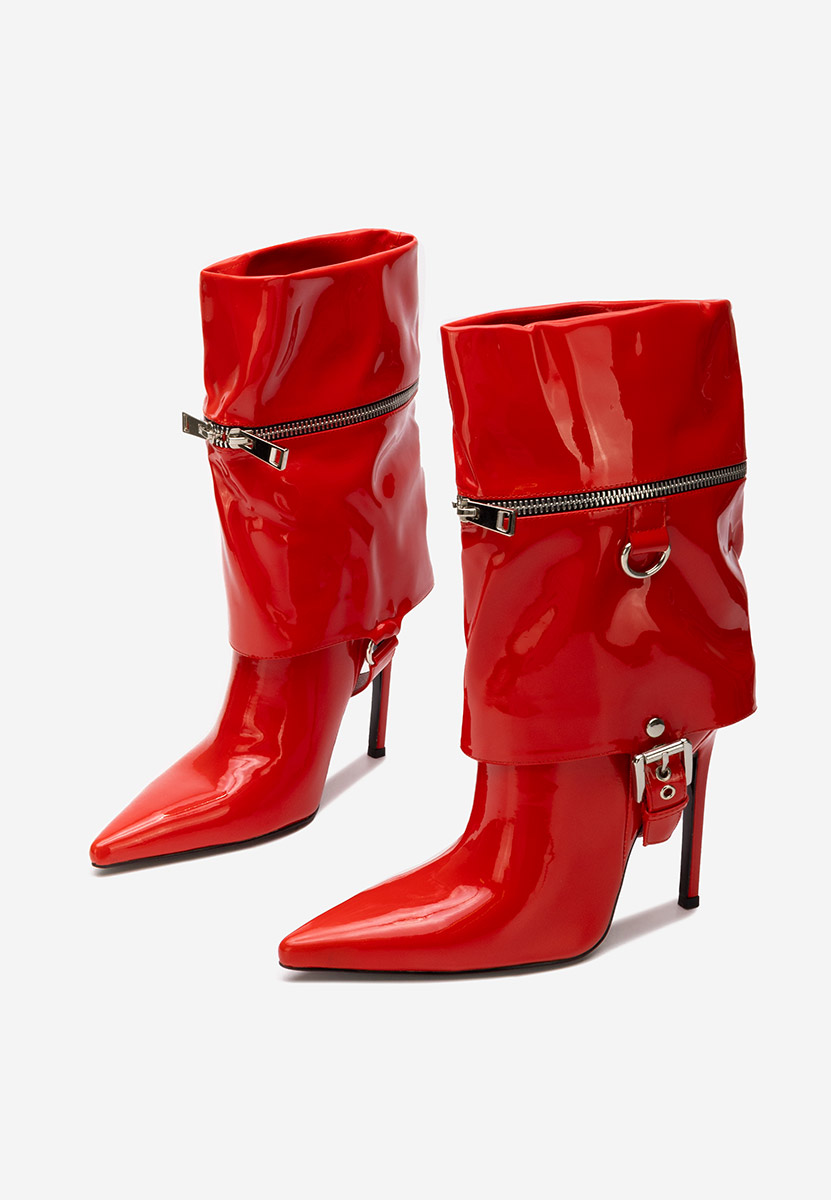 Bottes talons aiguilles rouges Kenyetta