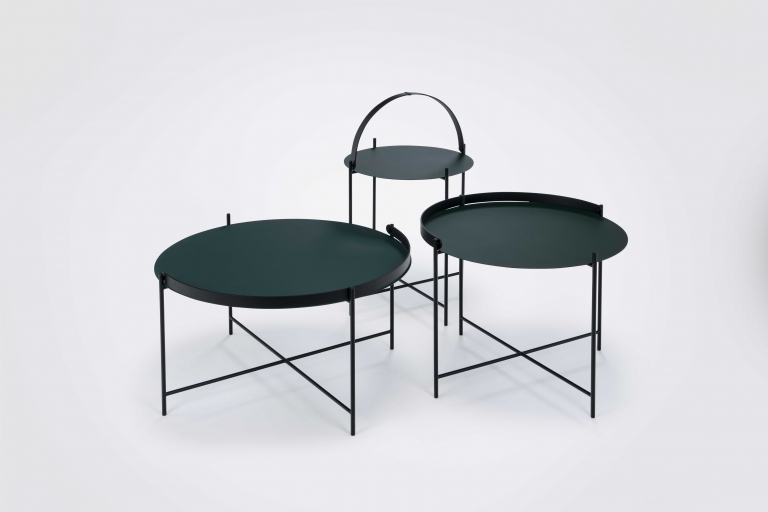 Houe Edge bijzettafel Ø76 zwart