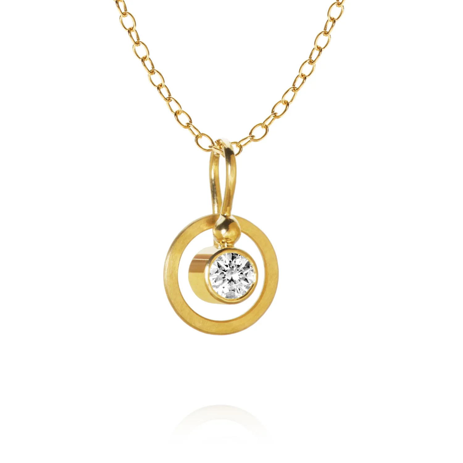 Dulong Twinkle Halskæde 18 kt. Guld 0,12 ct. TWI5-A2030-47