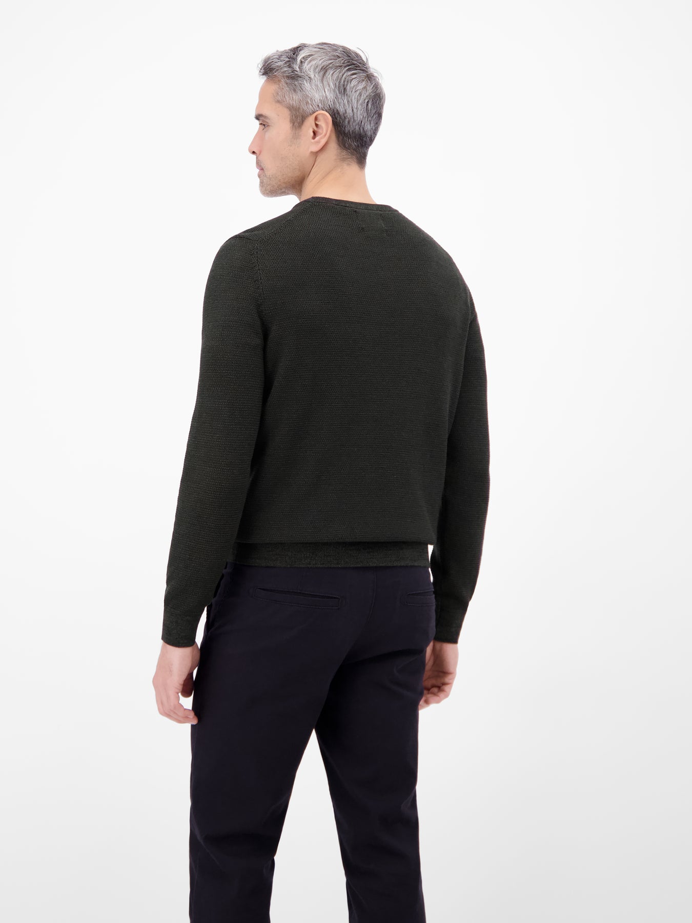 Herren Strickpullover in Twist-Struktur