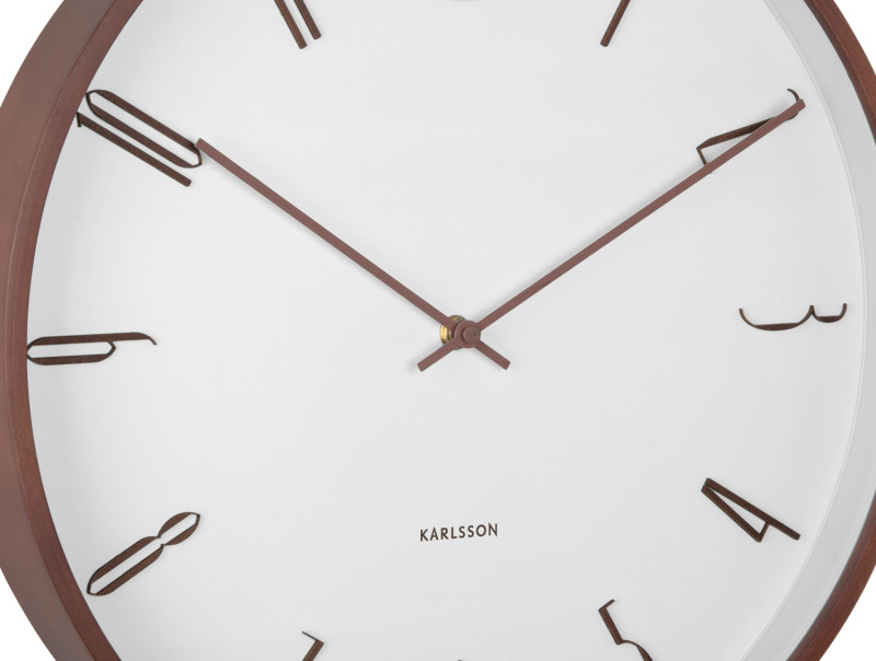 Wall Clock Scandia KA6014BL Misty blue