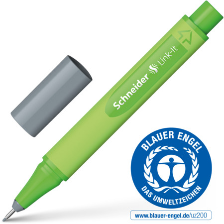Schneider Link-It Fineliner - silver-grey - 0.4 mm