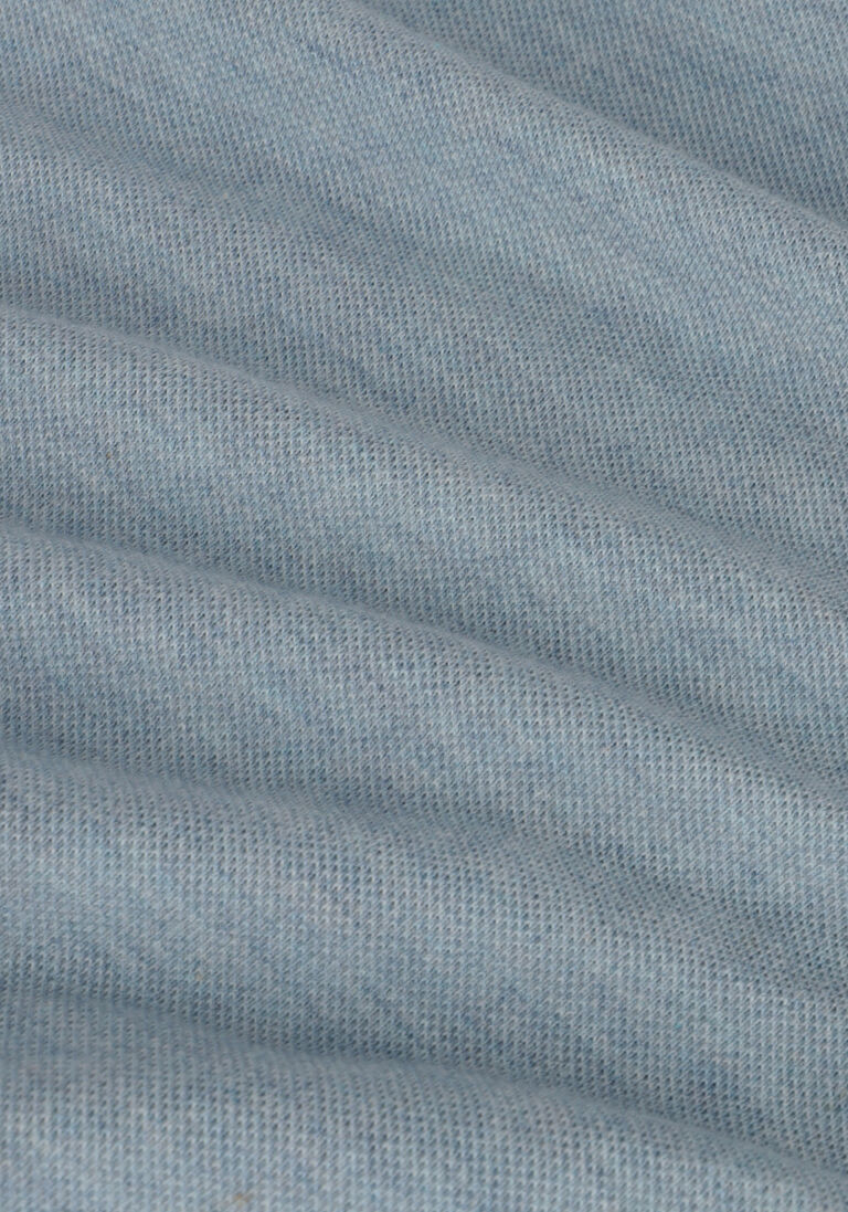 DSTREZZED blauwe dstrezzed casual overhemd shirt melange pique
