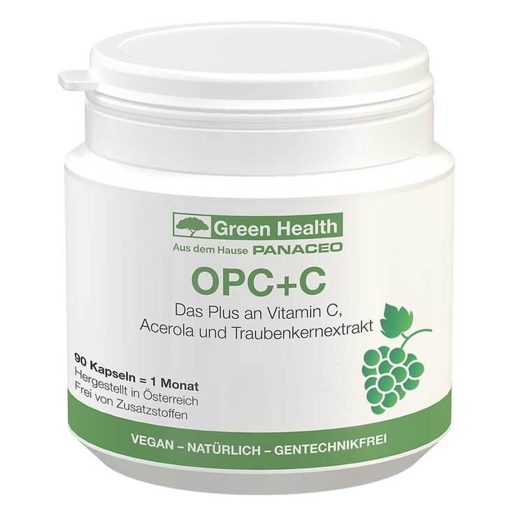Panaceo Green Health OPC + C Kapseln, 90 St