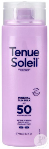 Tenue Soleil Crème Solaire Minérale SPF50 125ml