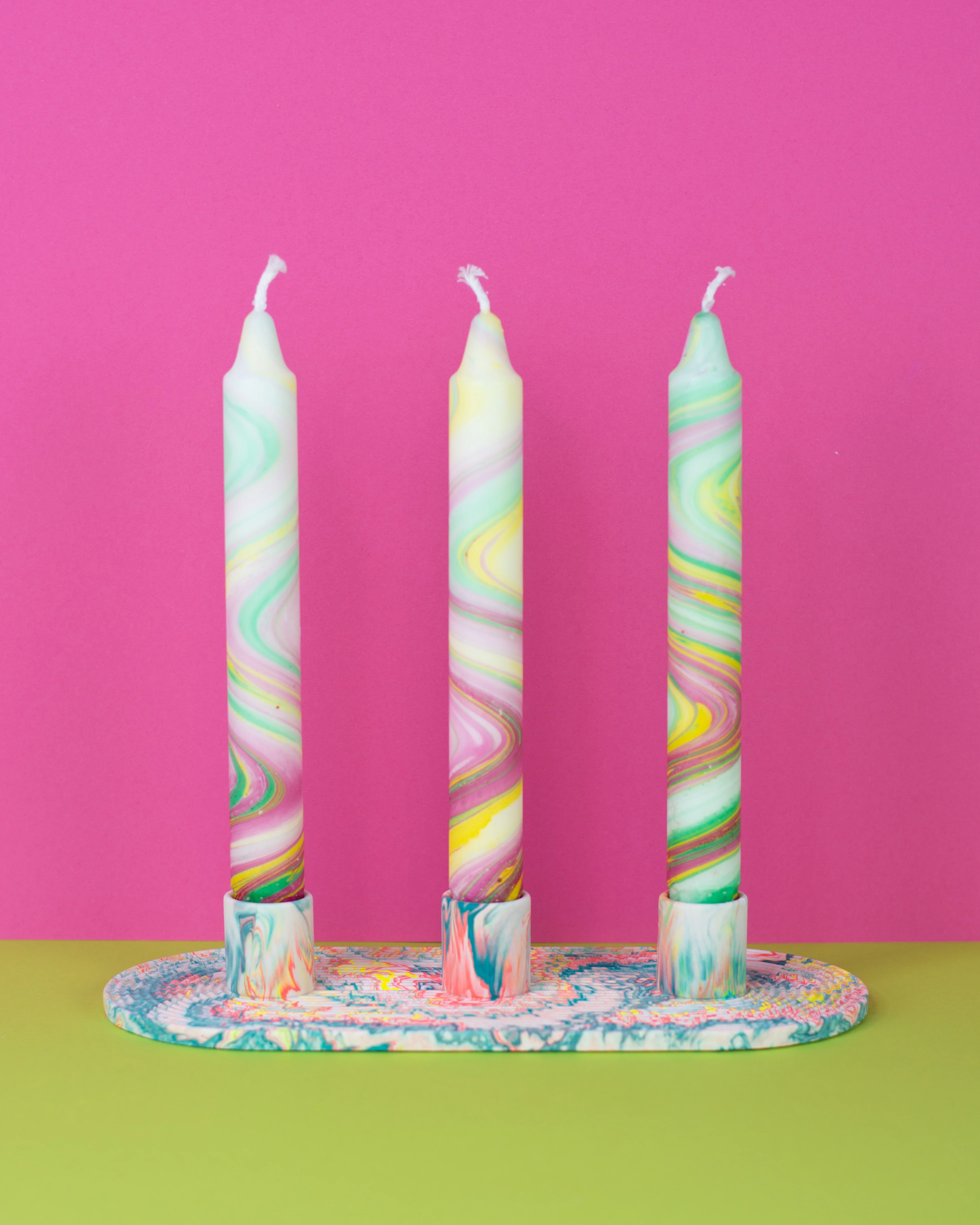 Sarah Jahangir Studio  Trio Orbit lysestage - L24,4 cm.