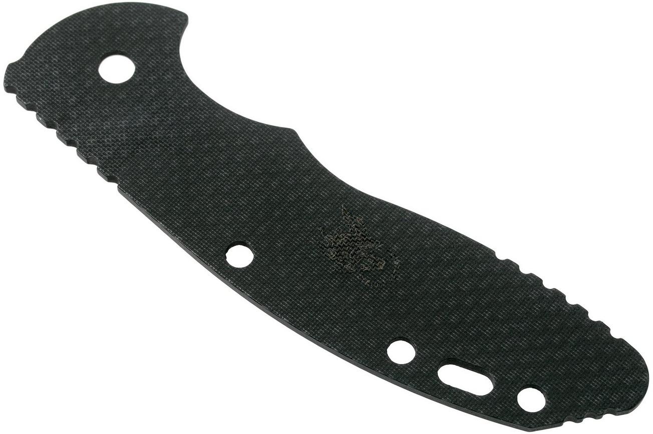 Rick Hinderer XM-18 3,5” greepschaal, Smooth Carbonfiber