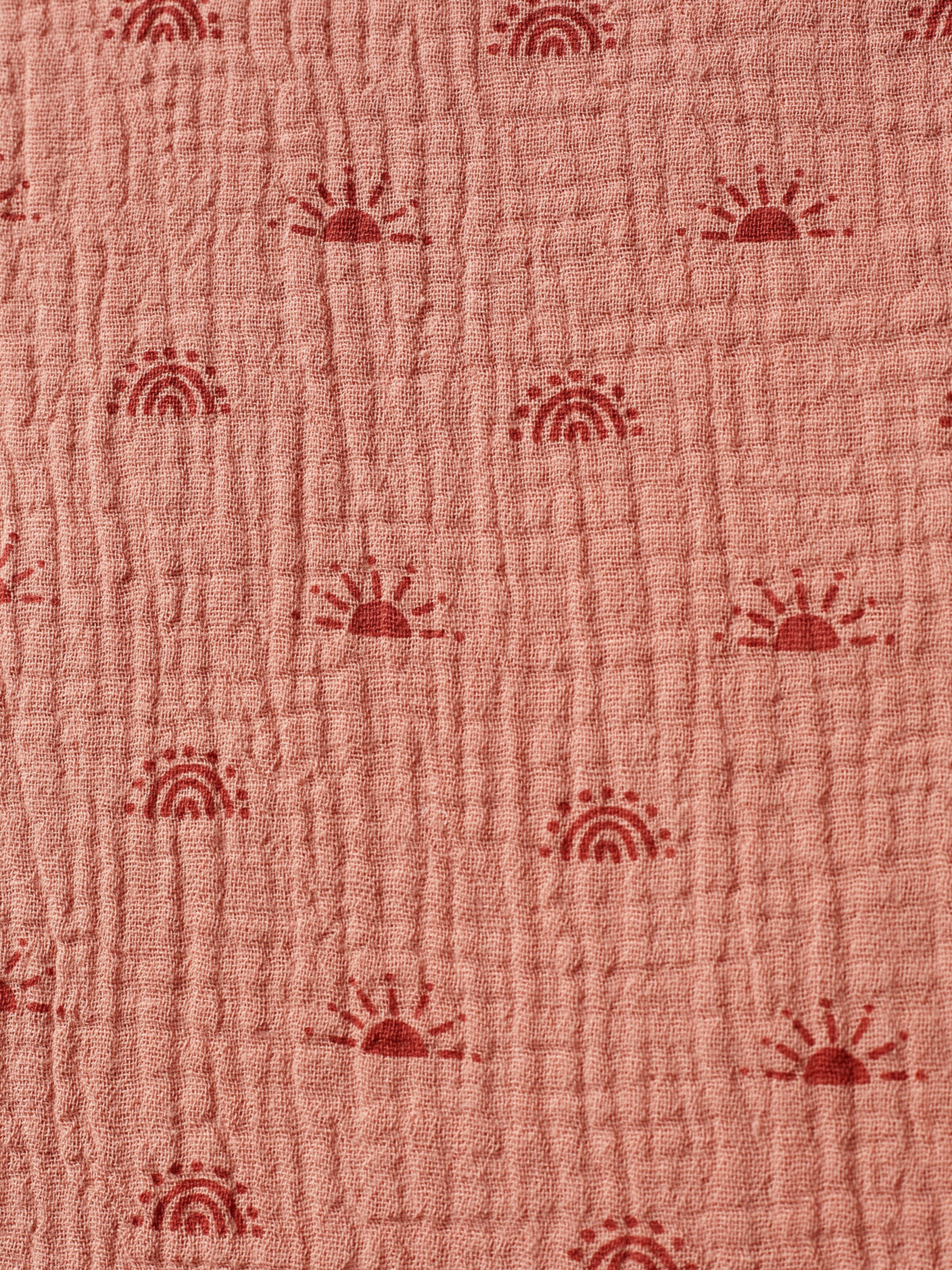Vertbaudet Bio-Kollektion: Baby Sommerschlafsack aus Musselin rosa
