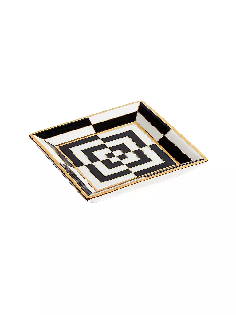 JONATHAN ADLER Schale OP ART 11,5cm Black / White schwarz