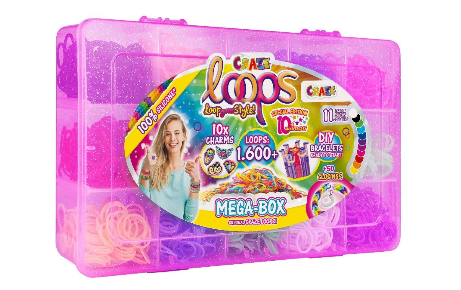 CRAZE Kreativset »Loops – Mega Box 1600 Loops«