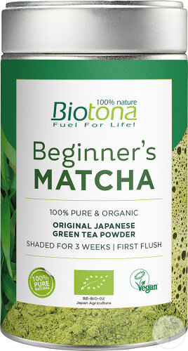 Biotona Bio Beginner's Matcha Poudre De Thé Vert Japonais Original 80g