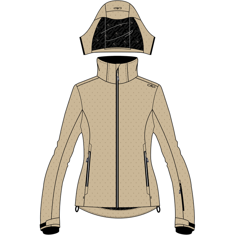 CMP Damen Zip Hoodie Jacke