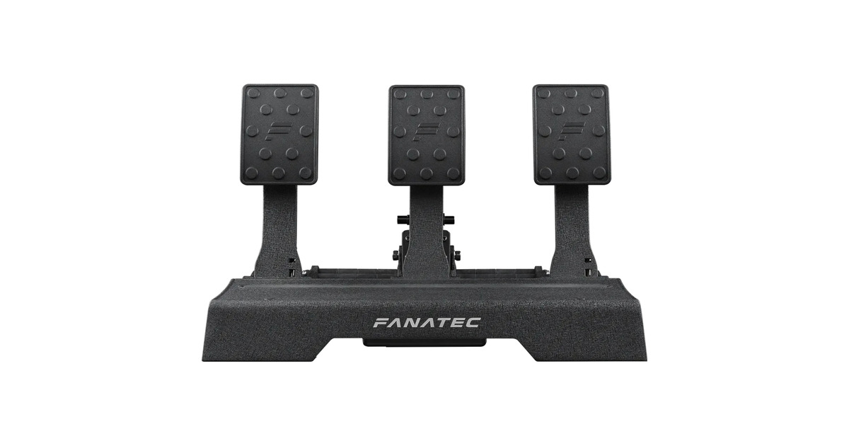 FanatecCSL Elite Pedals V2  (Zwart, Pc, Xbox, PS5 Ready, PS4 Ready)