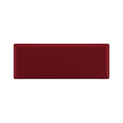 Panneau acoustique avec patine de fixation noir - L140 x 40 cm - Rouge