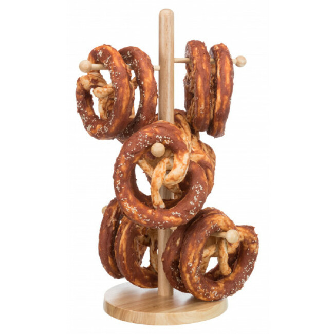 Friandise Denta Fun pour chien Bretzel au canard