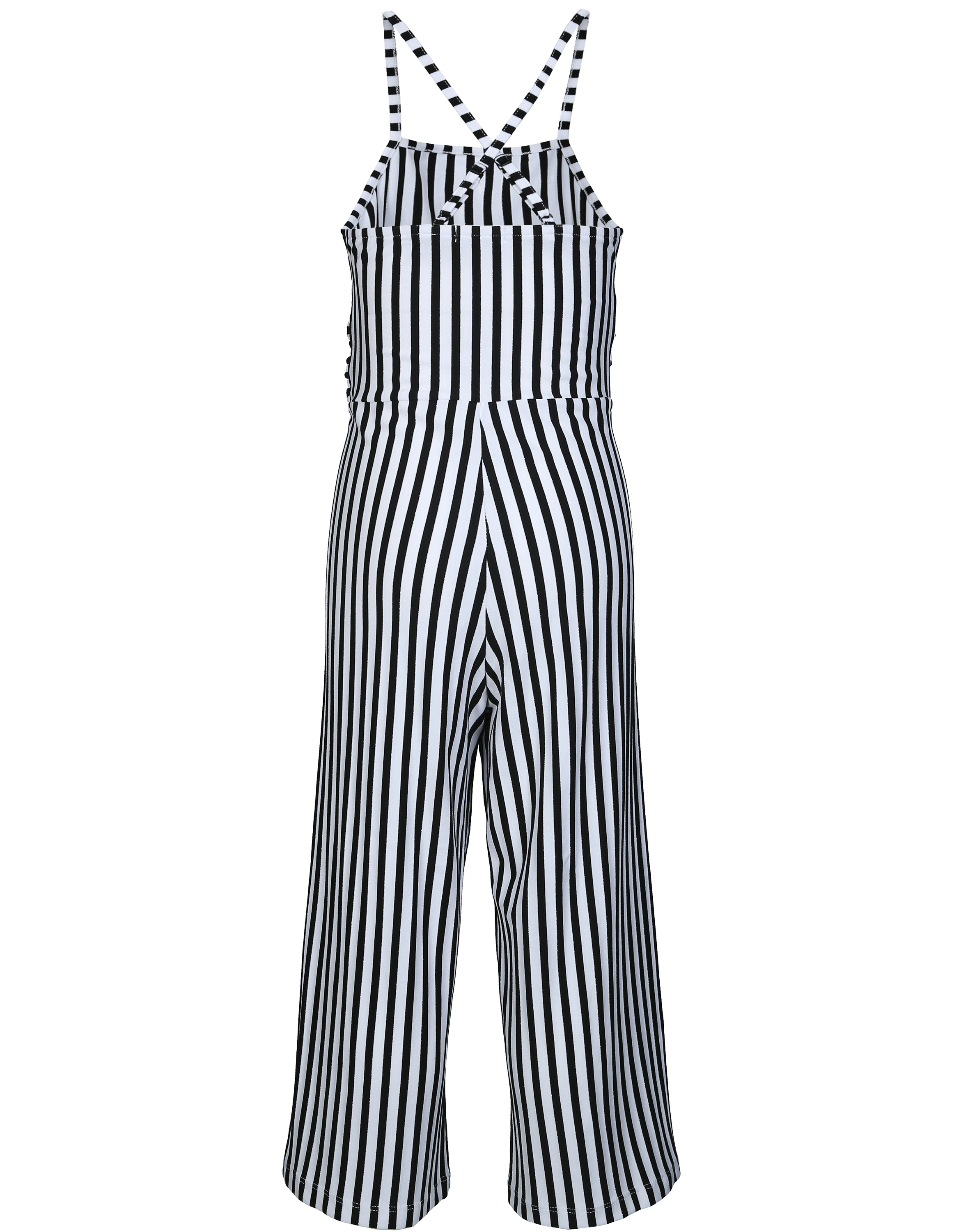 Overall STREIFEN in schwarz/weiß