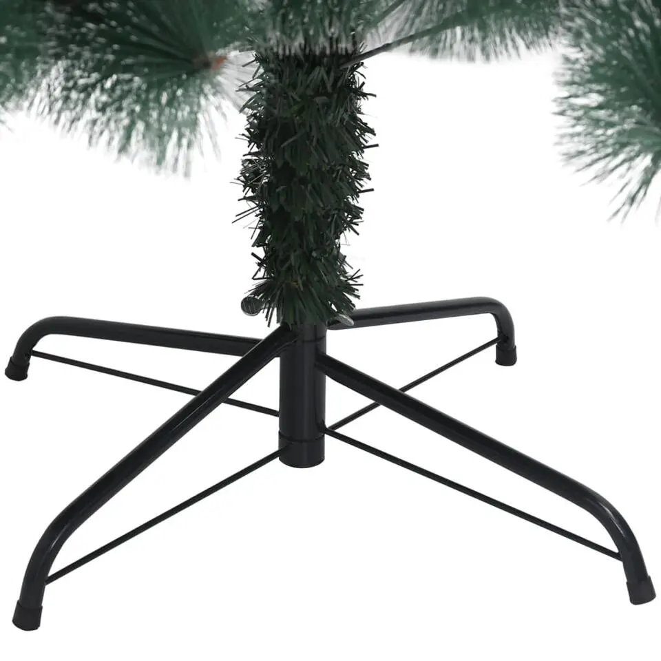 vidaXL Kunstkerstboom met standaard 120 cm PET groen