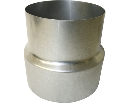 Bertrams kachelpijpverlengstuk Ø 130-150 mm, vuurgealuminiseerd zilver