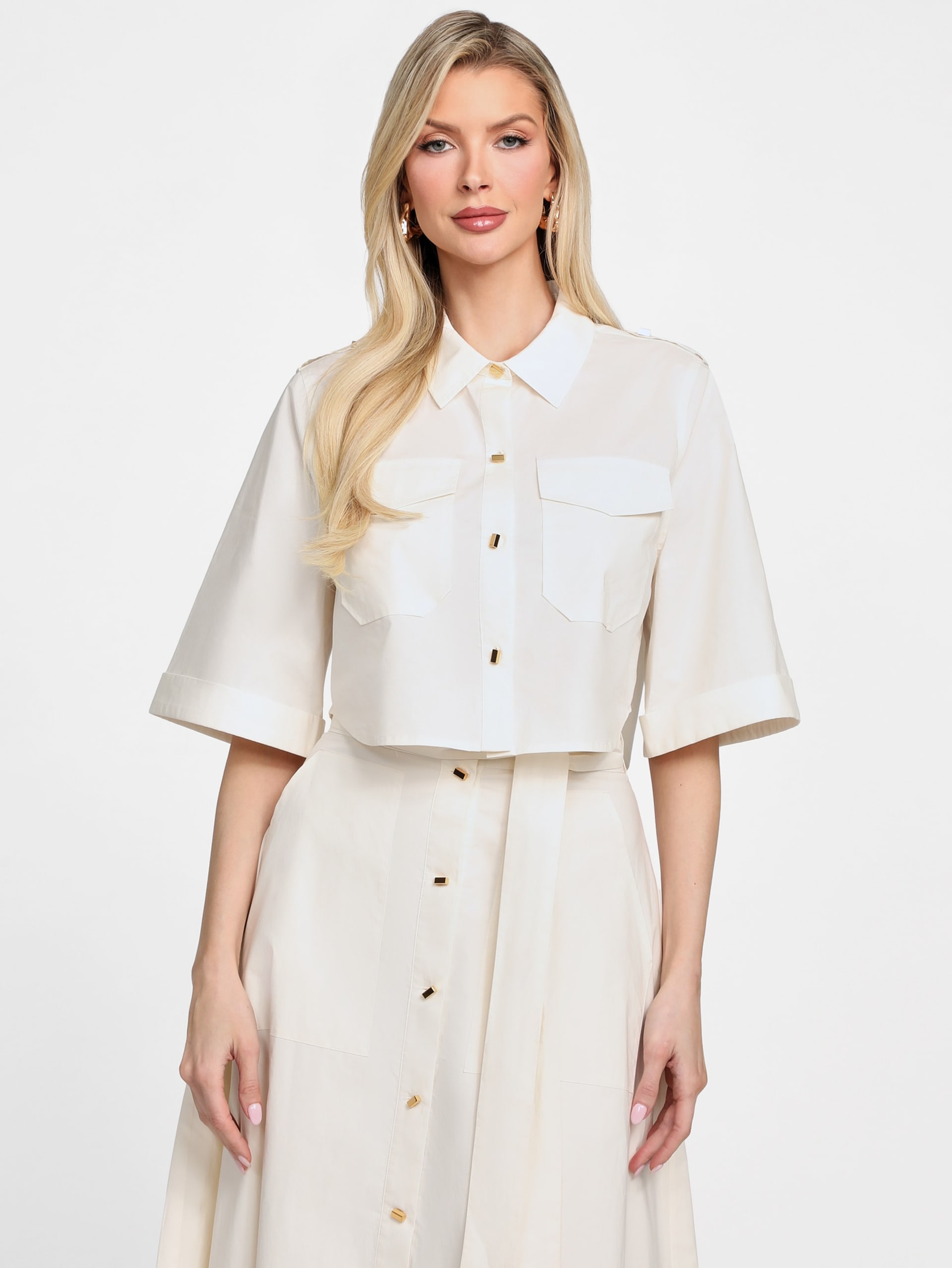 Camisa cropped Pat