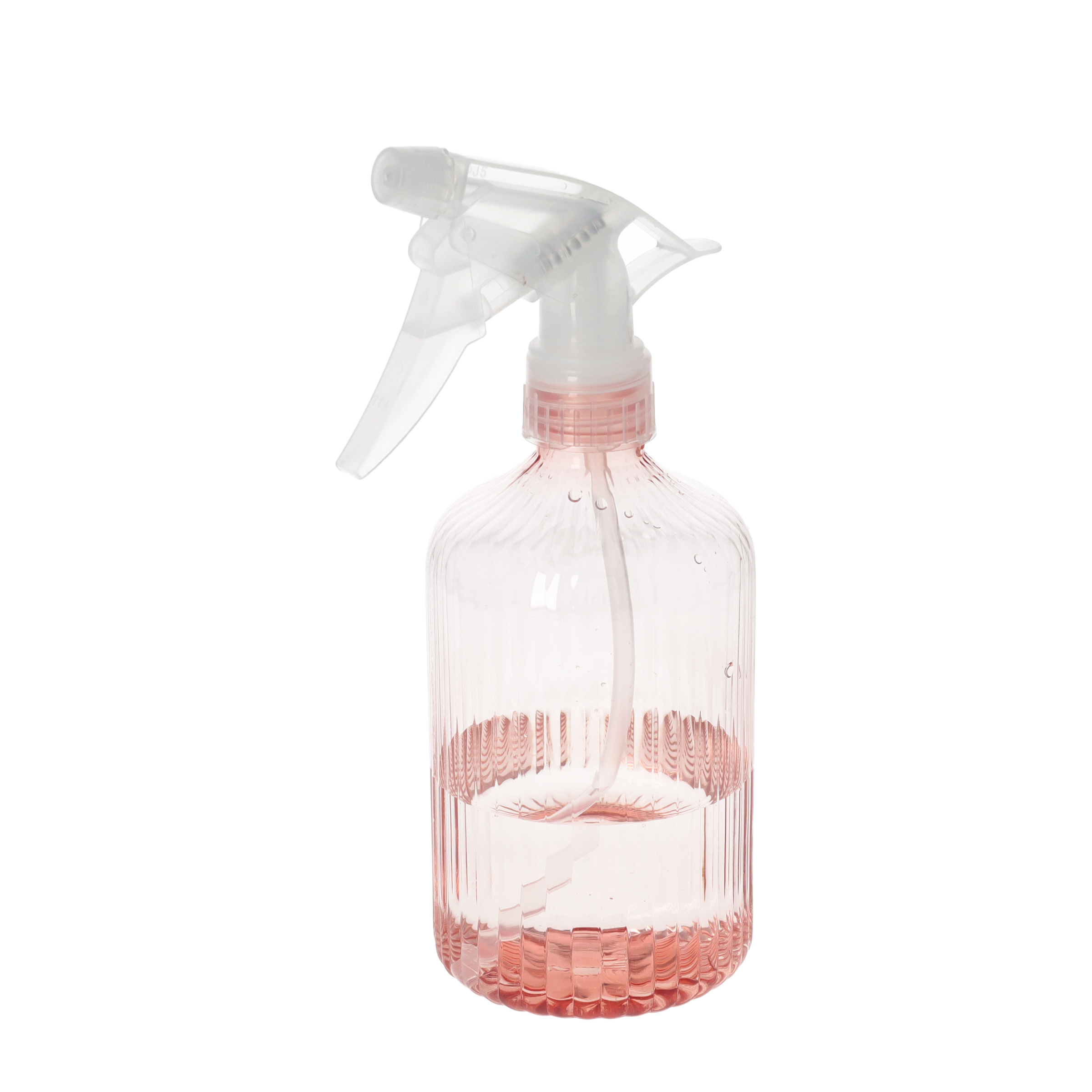 (500ml) Garten Sprühflasche Nachfüllbare Haushalts Feinsprühflasche für Blumen / Pflanzen / Reinigung - Rosa
