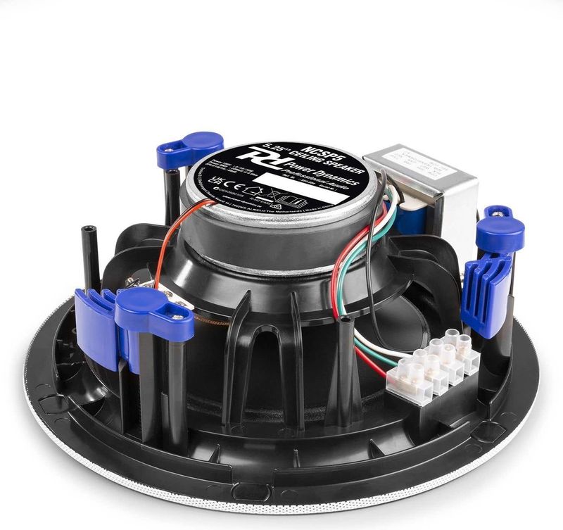 Power Dynamics NCSP5 Plafondspeaker 100V - 5.25'' - 20W - Wit