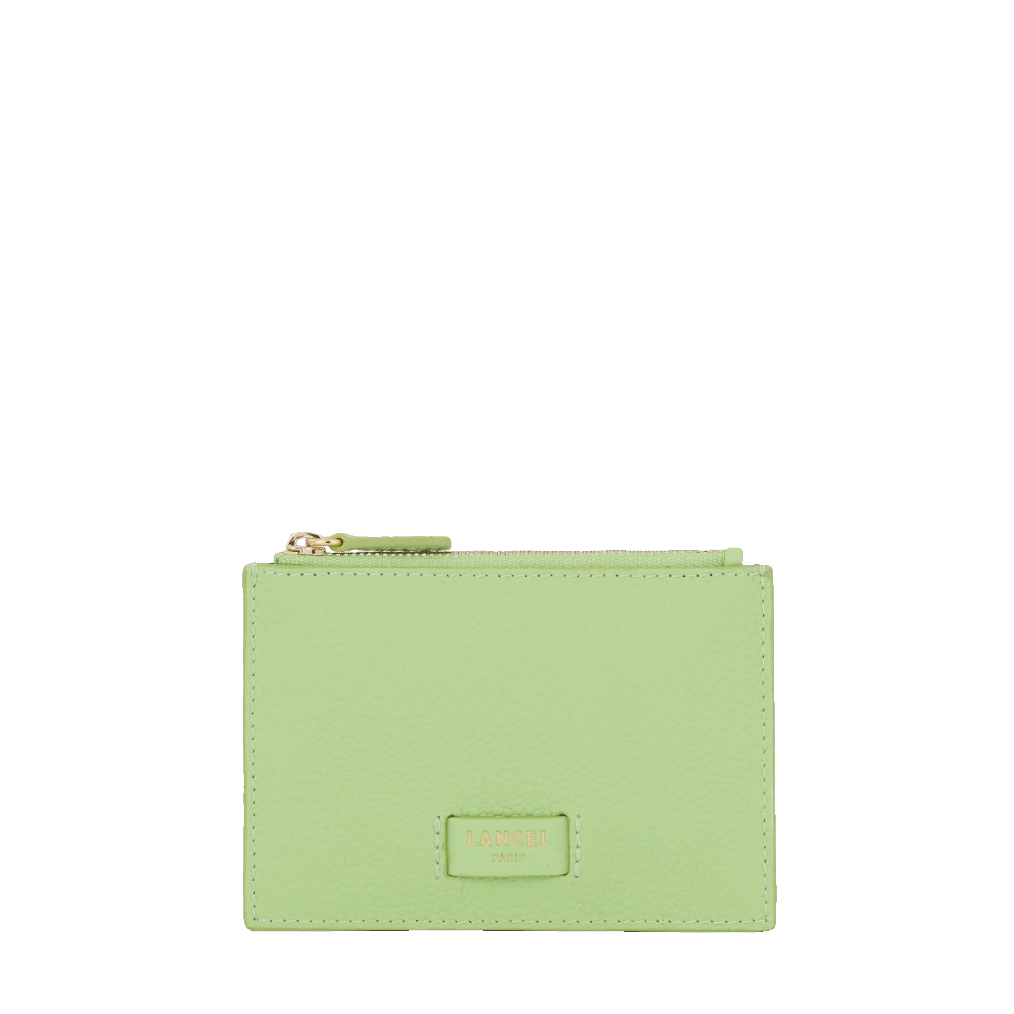 Porte-cartes zippé L Ninon de Lancel-Vert pomme