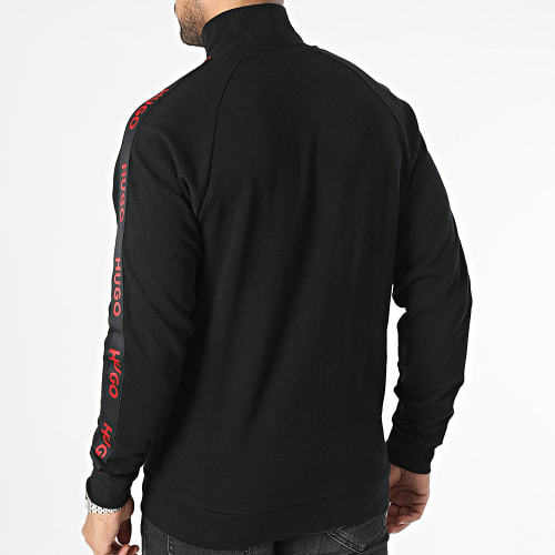 Veste Zippée A Bandes Sporty Logo 50496985 Noir
