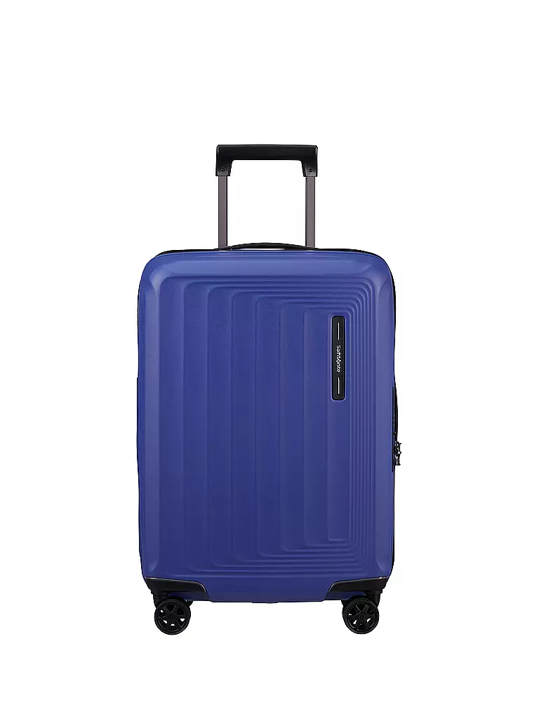 SAMSONITE Trolley  NUON SPINNER 55cm erweiterbar matt Nautical B  blau