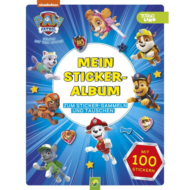 Paw Patrol - Mein Stickeralbum zum Sticker-Sammeln und Tauschen