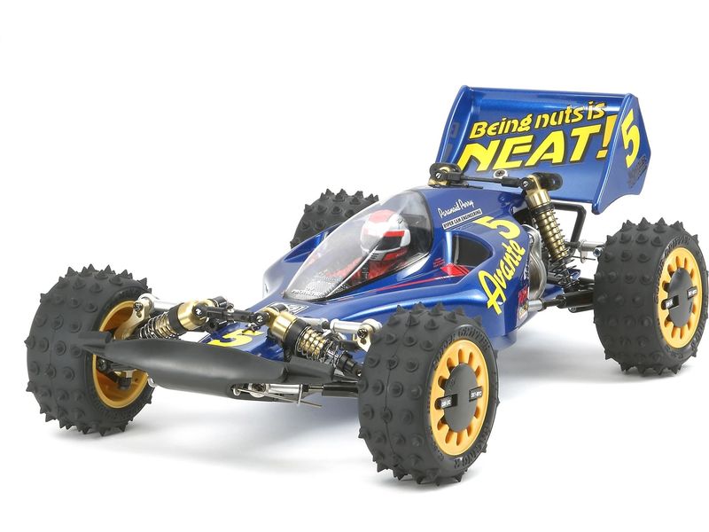 Tamiya Buggy Avante (2011) 4WD Bausatz, 1:10, Blau Bausatz für den Avante Buggy