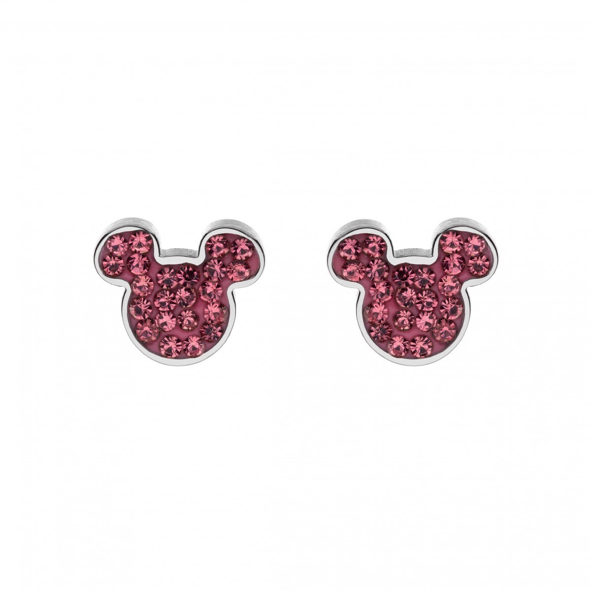 Boucles d'oreilles Disney ornées de Cristaux scintillants - Mickey