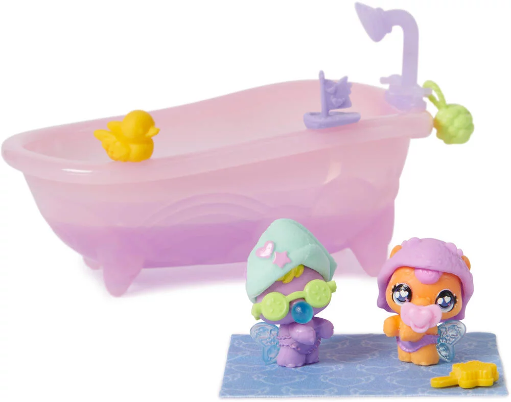HATCHIMALS - PACK DE 2 HATCHIMALS ET DOUCHE COLOR CHANGE