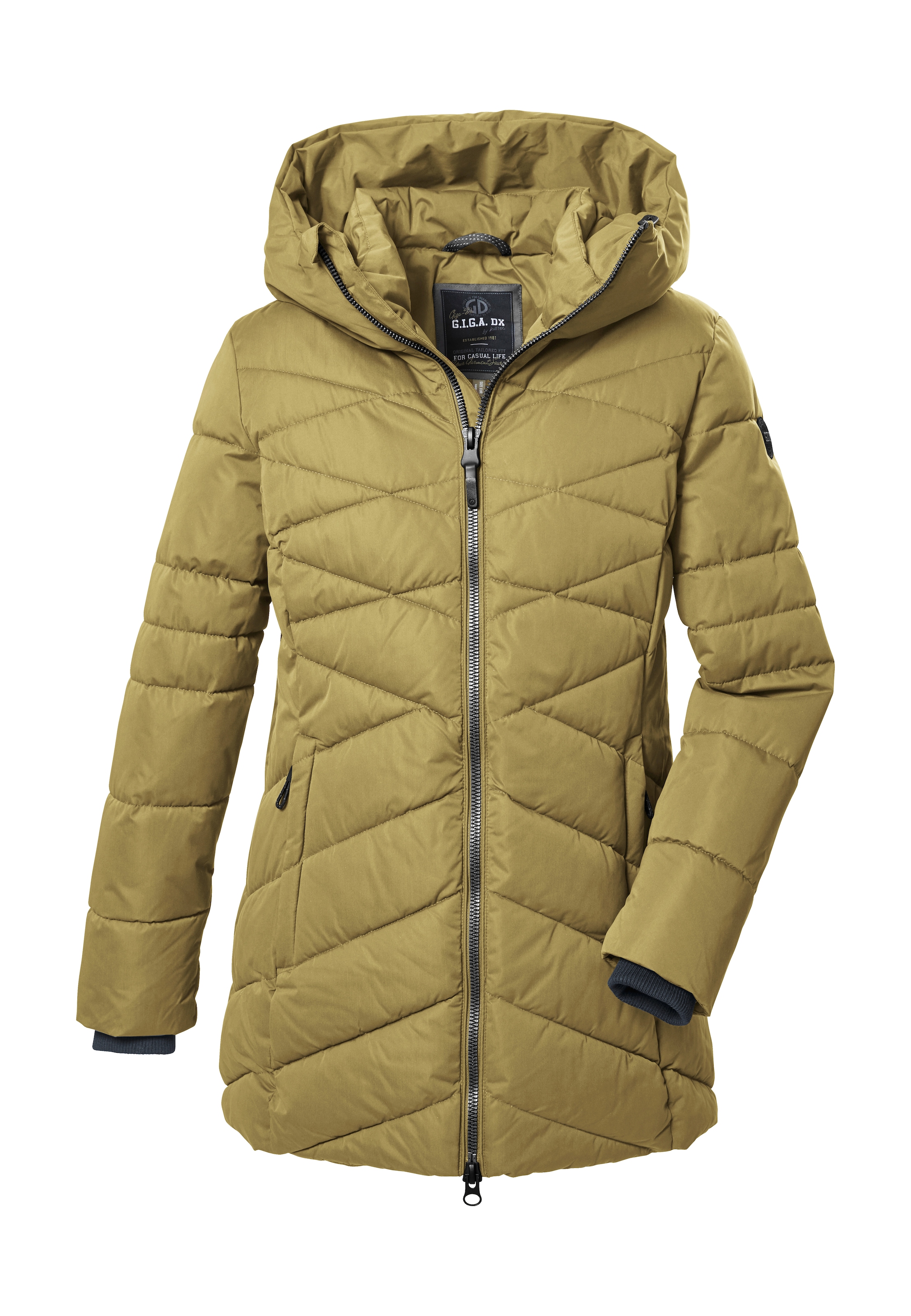 G.I.G.A. DX by killtec Steppjacke »GW 16 WMN QLTD JCKT« Modische, wasserabweisende Damenjacke mit Kapuze, recyceltes Material