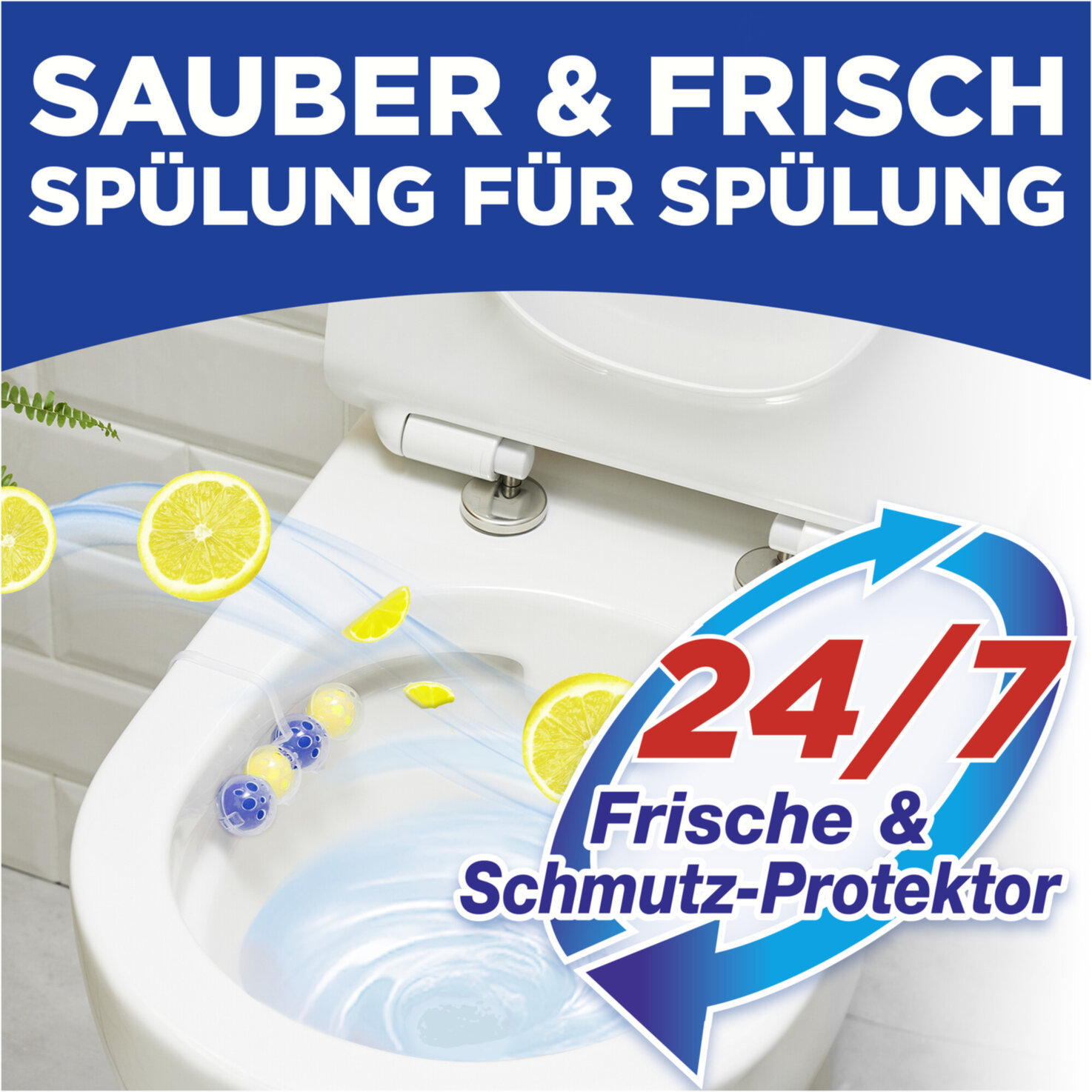 WC Frisch Kraft Aktiv Lemon 3x50g