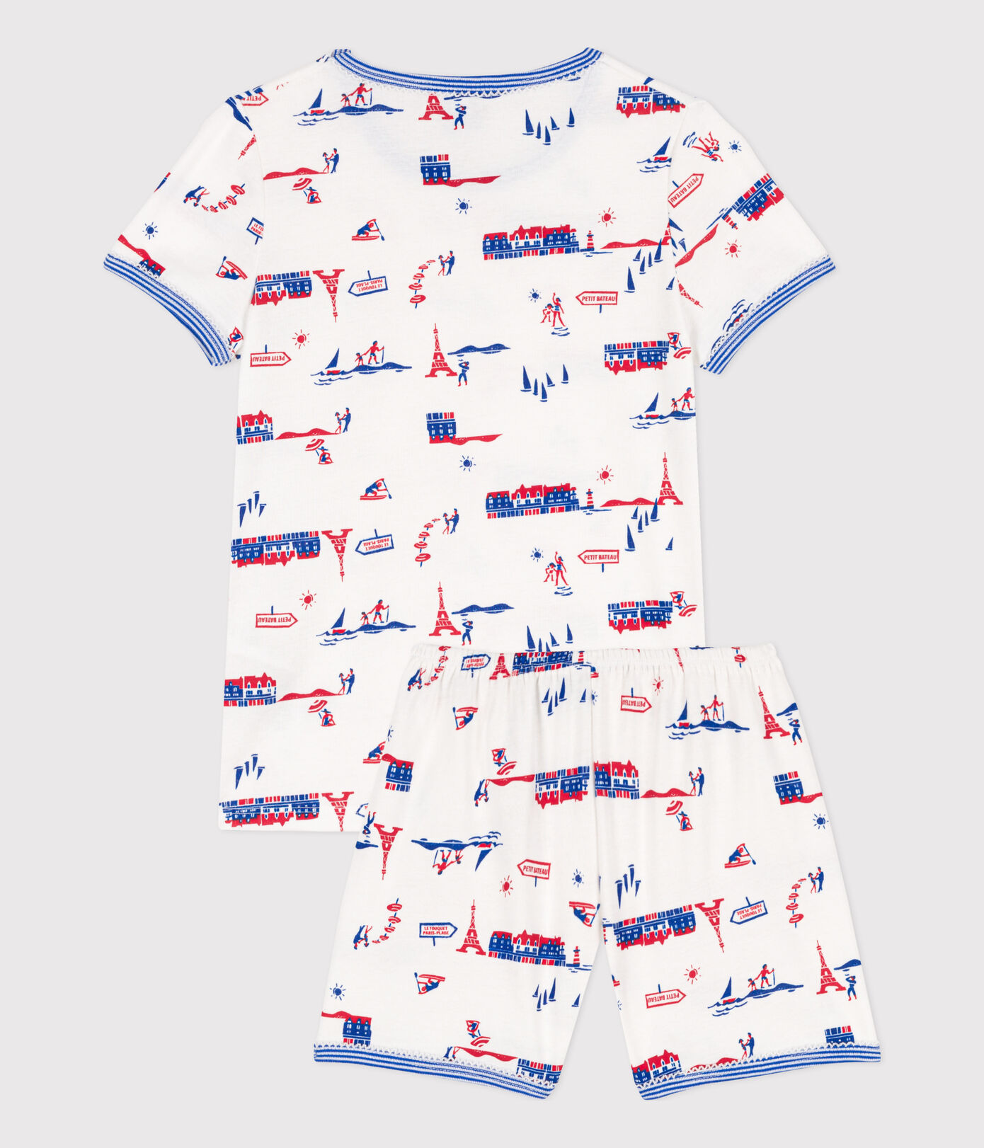Pyjacourt Paris en coton petite fille