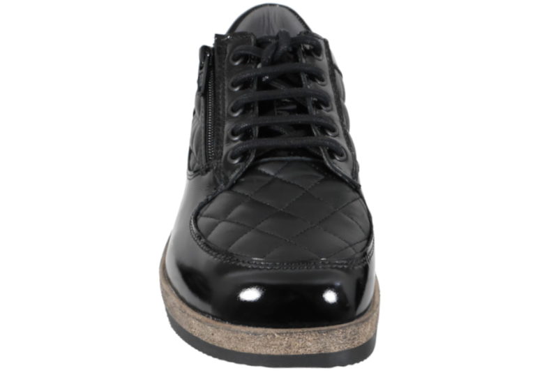 NEW FEET SKO I SORT SKINDLAK