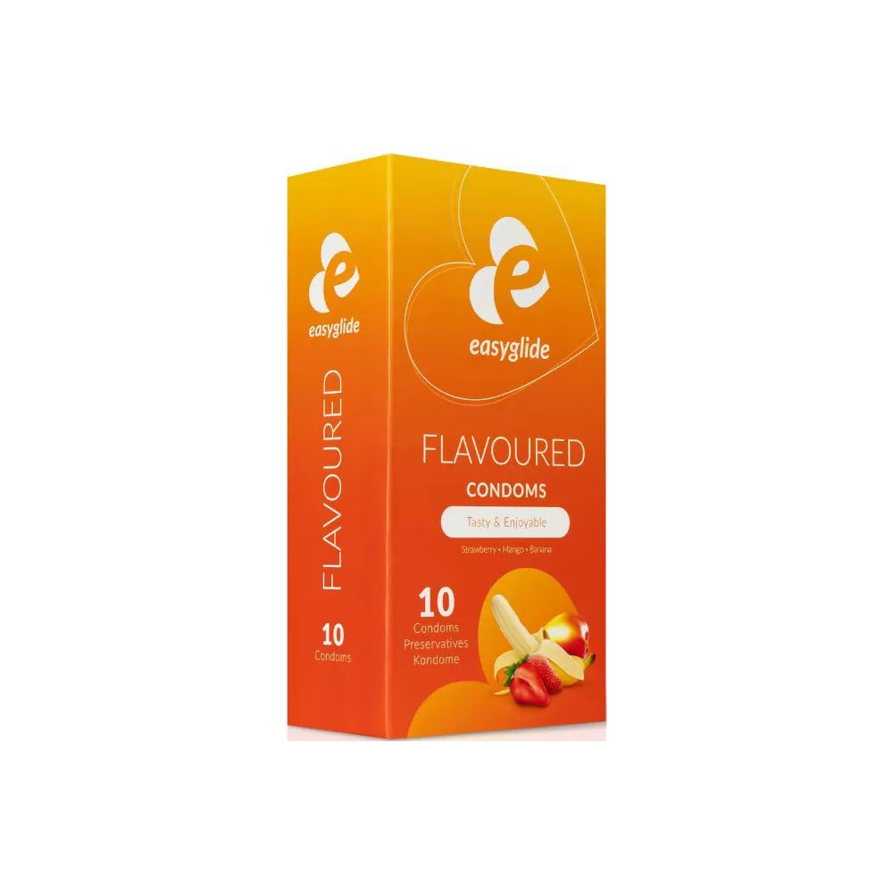 EasyGlide Flavoured kondomer - 10 stk.
