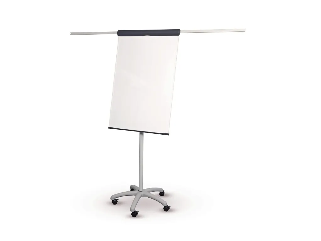 MAUL 6372682, Fritstående, 660 x 970 mm, Portræt, Plast, Stål, Grå, 5 hjul
