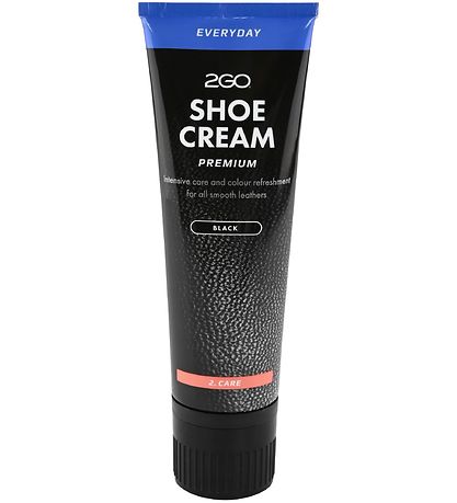 2GO Schuhpflege - 80 ml - Schritt 2 - Cream - Black